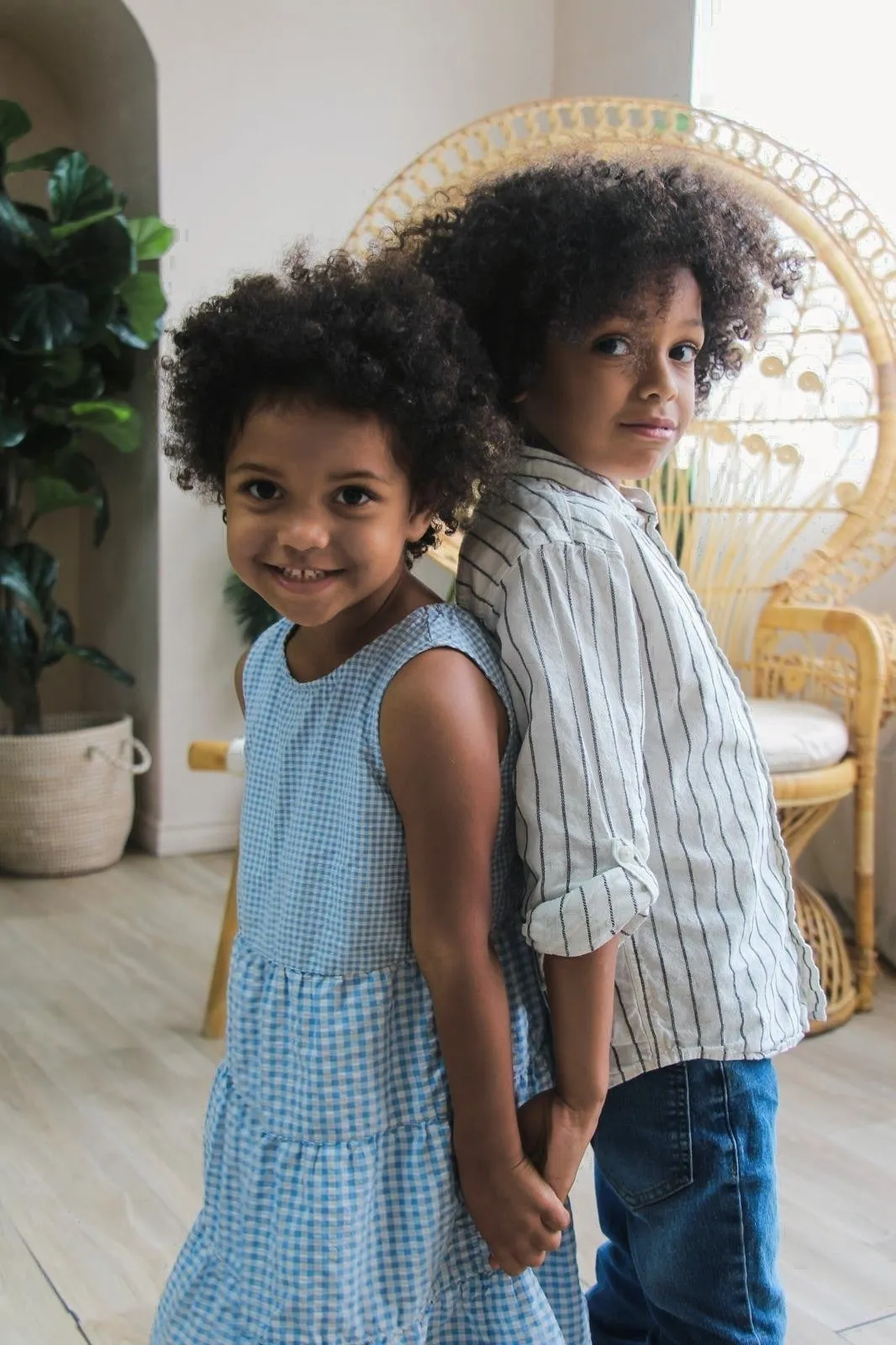 Curly haircut for kids with curly and coily hair, curly hair salon in Montreal
